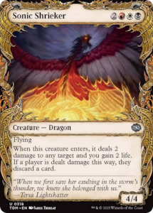 Sonic Shrieker (Showcase) [Tarkir: Dragonstorm]