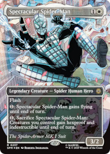 High End Tcg Singles: Spectacular Spider-Man (0237) (Borderless) (Textured Foil) [Marvel's Spider-Man]