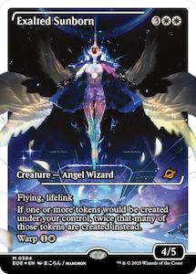High End Tcg Singles: Exalted Sunborn (Showcase) (Fracture Foil) [Edge of Eternities]