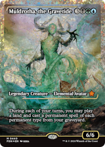 High End Tcg Singles: Muldrotha, the Gravetide (Showcase) (Fracture Foil) [Foundations]