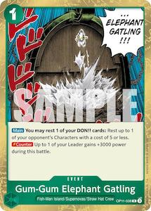 Gum-Gum Elephant Gatling [A Fist of Divine Speed]