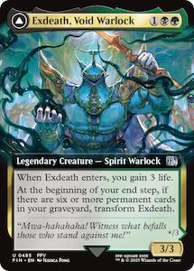 Exdeath, Void Warlock // Neo Exdeath, Dimension's End (Extended Art) [FINAL FANTASY]