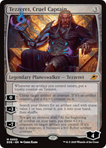 Edge Of Eternities: Tezzeret, Cruel Captain [Edge of Eternities]