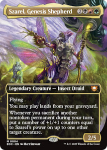 Edge Of Eternities: Szarel, Genesis Shepherd (Borderless) [Edge of Eternities Commander]