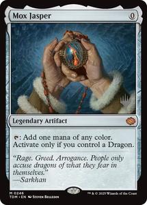 Mox Jasper [Tarkir: Dragonstorm Promos]