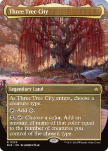 High End Tcg Singles: Three Tree City (Borderless) (0339) [Bloomburrow]