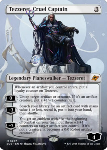 Tezzeret, Cruel Captain (Borderless) [Edge of Eternities]