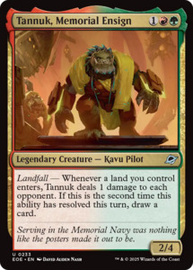 Tannuk, Memorial Ensign [Edge of Eternities]