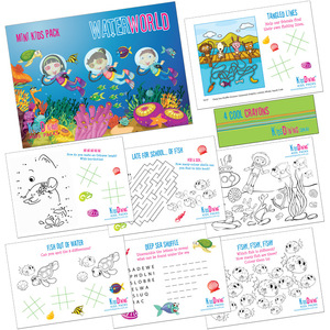 Water World Mini Activity Packs (100) - Kids Packs Australia