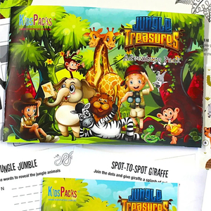 Products: Jungle Treasures Premium Activity Packs (100) – Kids Packs Australia