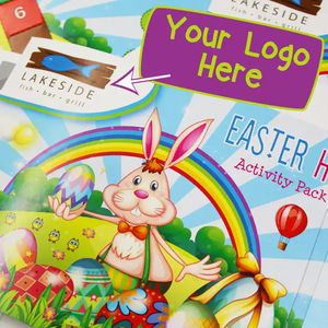 Logo Branded Easter Premium Activity Packs (100) – Kids Packs Australia