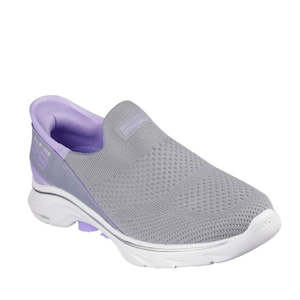 Skechers Go Walk: Skechers Womens Slip Ins Go Walk 7 Mia  Grey Lavender