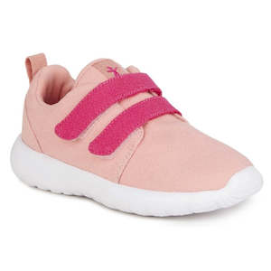 Emu Kids: EMU - Kids  Becher Velcro Trainer Dusty Pink Wool Fabric