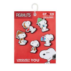 Accessories: Crocs Jibbitz 5 Pack - Peanuts Snoopy