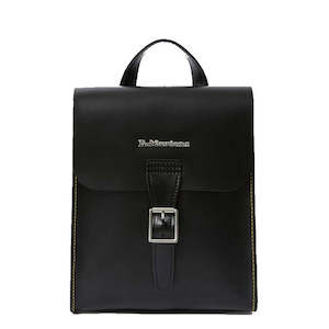 Accessories: Dr Martens Mini Leather Backpack Black