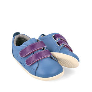 Bobux Step Ups Sizes 18 22: Bobux Step Up Grass Court Trainer  Elemental Blue 734205