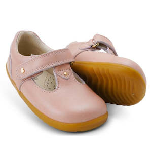 Bobux Step Ups Sizes 18 22: Bobux Step Up T-Bar Louise Pink Dusk Pearl 728321
