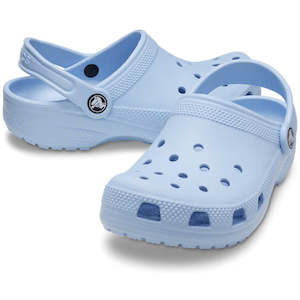 Sandals Beach Girls Boys: Crocs Kids - Toddlers Classic Clog K Blue Calcite Sandals