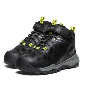 Keen: Keen Childs Wanduro Mid Waterproof Boot Black (sizes 11- 13)