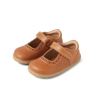 Bobux Step Ups Sizes 18 22: Bobux Step Up Mary Jane Lola Caramel Tan 752801