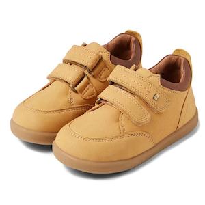 Bobux Iwalk Sizes 22 26: Bobux Iwalk Timber Lo Oat Buff Tan Leather Sneaker 650107