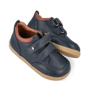 Bobux Iwalk Timber Lo Navy Leather Sneaker 650101