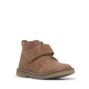 Boots Girls And Boys: Clarks Charlie Tan Toddlers Leather Boot