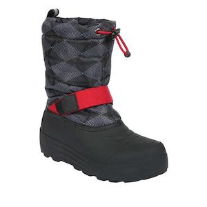 Northside Kid's Snow Boot Frosty Insulated Black/Red
