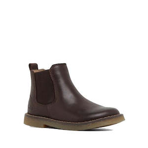 Kids Boots: Clarks Chelsea II Jnr Toddlers Leather Boot Dark Brown
