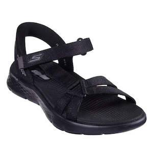 Skechers Womens Slip Ins Sandals Go Walk Flex Illuminate Black