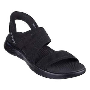 Skechers Womens Slip Ins Sandals Go Walk Flex Enticing Black