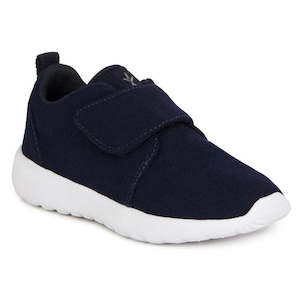 EMU - Kids Moreton Velcro Trainer Midnight Navy Wool Fabric