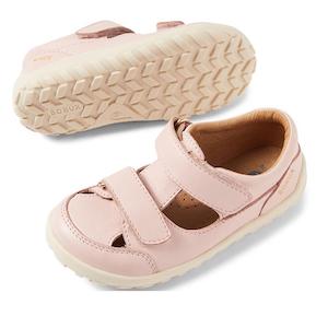 Bobux Iwalk Sizes 22 26: Bobux IW Iwalk Troop Toddlers Leather Sandal Cameo Rose Pink
