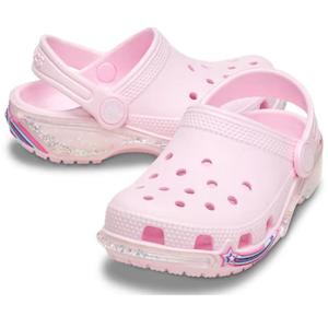 Crocs: Crocs Kids - Star Sparkle Shaker Pink Classic Clog K Youths