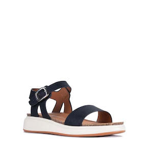Los Cabos: Los Cabos Cartis Black Women's Summer Sandal Slight Platform