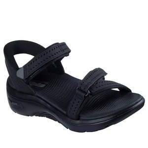 Skechers Womens Go Walk Arch Fit 2.0 SLIP IN Candace Black Sandal