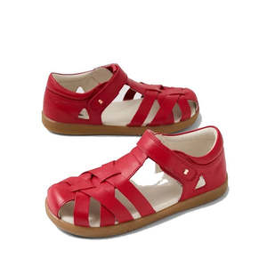 All Bobux: Bobux Kids Plus KP Tropicana II Salsa Red Closed Toe Leather Sandal