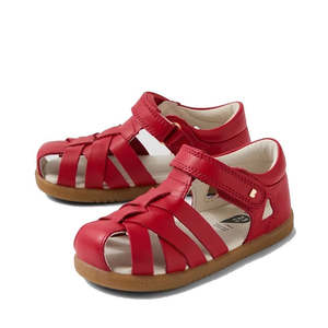 All Bobux: Bobux Iwalk IW Tropicana II Salsa Red Leather Sandal