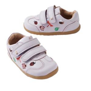 All Bobux: Bobux Step Up Buggie Embroidered Sneaker Thistle Purple