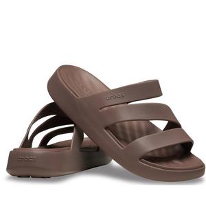 Womens: Crocs Womens Getaway Strappy Truffle Brown Slide