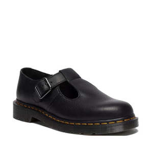 Dr Martens Polley T Bar Mary Jane Black Ambassador Leather