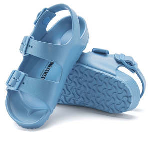 Sandals Beach Girls Boys: Birkenstocks Kids Sky Blue Milano EVA Sandal Narrow Width