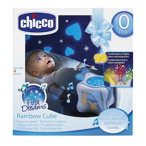 Aloka Sleepylights: Chicco | Rainbow Cube Projector - Blue