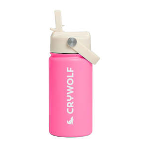 Crywolf | Drink Bottle 400ml- Candy Pink