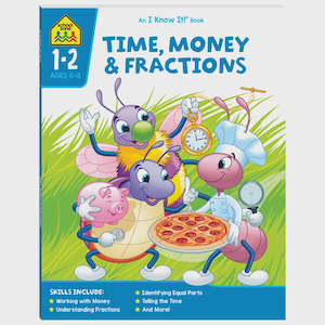 School And Kindergarten: School Zone I Know It! Time Money And Fractions (PB)