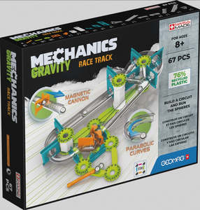 Science: 760 Geomag Mechanics Gravity Recycled Race Track 67 pcs