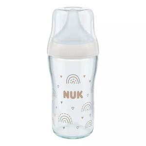 NUK Perfect Match Glass Bottle Temperature Control | Anti Colic Vent