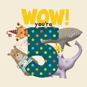 Baby Toddler Books: Back WOW! You're Five birthday book
