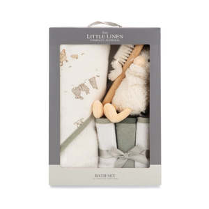 Bath: Little linen | Bath Gift Set - Fuzzy Duck