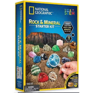 Science: National Geographic Rock & Mineral Starter Kit